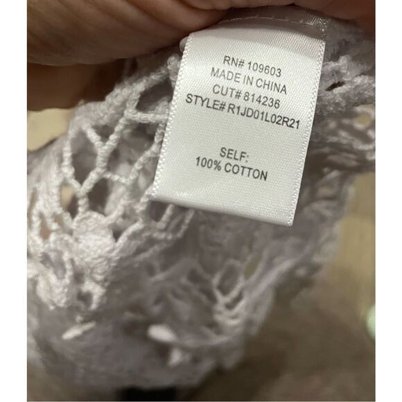 Rabbit Rabbit Rabbit Designs Large Cotton Cardigan New - Picture 5 of 5